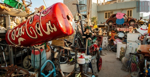 Bari, addio al mondo di Simone Ciliberti: � stato smantellato il laboratorio del rigattiere-artista